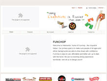 Tablet Screenshot of funchop.com